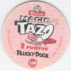 #139
Plucky Duck

(Back Image)