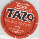 #9
Wile E. Coyote

(Back Image)