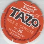 #36
Wile E. Coyote

(Back Image)