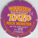 #25
Rock Monster

(Back Image)