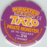 #26
Pirate Monster

(Back Image)
