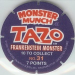 #31
Frankenstein Monster

(Back Image)