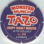 #34
Creepy Crawly Monster

(Back Image)