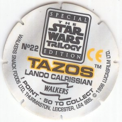 #22
Lando Calrissian

(Back Image)