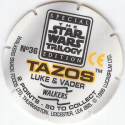 #36
Luke &amp; Vader

(Back Image)