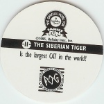 #11
The Siberian Tiger

(Back Image)