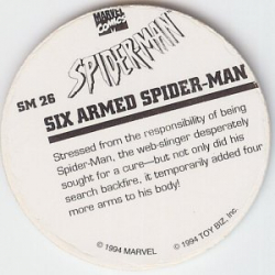 #26
Six Armed Spider-Man

(Back Image)